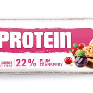 Fit protein tyčinka brusinka a švestka v kakaové polevě 35 g
