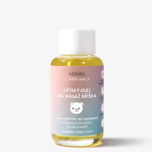 VENIRA dětský olej na masáž bříška, 50 ml