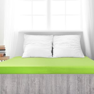 B.E.S. – Petrovice, s.r.o. Prostěradlo Jersey česaná bavlna MAKO – Svítivá zelená Rozměr: 180 x 200