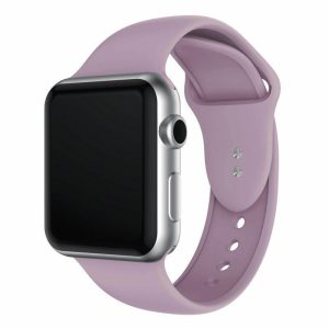 eses Silikonový řemínek pro Apple Watch – Fialový S, M, L – 42mm, 44mm, 45mm, 49mm