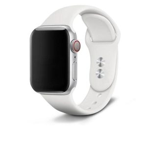 eses Silikonový řemínek pro Apple Watch – Bílý S, M, L, – 38mm, 40mm, 41mm