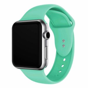 eses Silikonový řemínek pro Apple Watch – Mátový S, M, L – 38mm, 40mm, 41mm