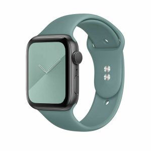 eses Silikonový řemínek pro Apple Watch – Zelený S, M, L – 38mm, 40mm, 41mm