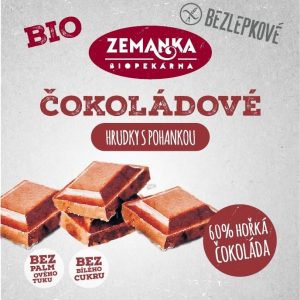 Zemanka Bezlepkové pohankové bio hrudky s čokoládou 100 g