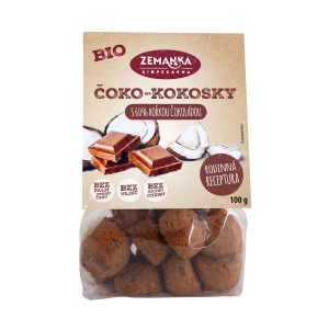 Zemanka Bio čoko-kokosky s 60% hořkou čokoládou 100 g