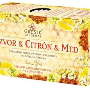GREŠÍK Zázvor & Citrón & Med 20 n.s.