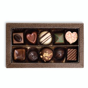 Janek Dárková krabička – 10 ks pralinek a lanýžů