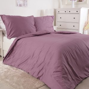 TipTrade Jednobarevné povlečení  z bavlněného saténu – Color starorůžové Rozměr: 200 x 220 + 2x 70 x 90