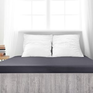 B.E.S. – Petrovice, s.r.o. Prostěradlo Jersey česaná bavlna MAKO – Antracit Rozměr: 120 x 200