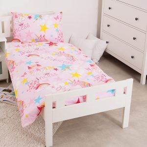 TipTrade Bavlněné povlečení do postýlky 135×100 + 40×60 – Jednorožci