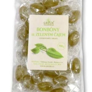 GREŠÍK Bonbóny se zeleným čajem 100 g