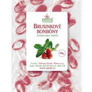GREŠÍK Brusinkové bonbóny 100 g