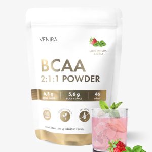 VENIRA BCAA 2:1:1, jahoda a máta, 300 g