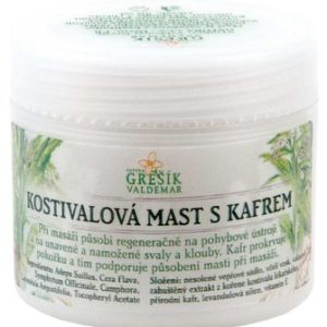 Grešík kostivalová mast s kafrem na unavené svaly a klouby 50 ml