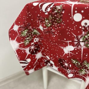 B.E.S. – Petrovice, s.r.o. Ubrus DEKOTEX – Červené Vánoce Rozměr: 140 x 180