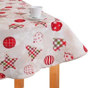 B.E.S. – Petrovice, s.r.o. Ubrus DEKOTEX – Vánoční káro Rozměr: ⌀140