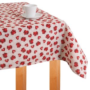 B.E.S. – Petrovice, s.r.o. Ubrus DEKOTEX – Srdíčka Rozměr: ⌀140