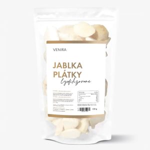 VENIRA lyofilizované jablko – plátky, 100 g