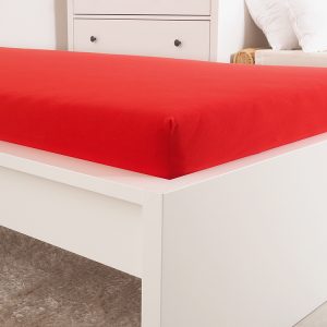 B.E.S. – Petrovice, s.r.o. Prostěradlo JERSEY dětské – Červená Rozměr: 60 x 120