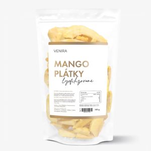 VENIRA lyofilizované mango – plátky, 100 g
