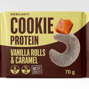 Descanti Cookie Protein Vanilla Rolls & Caramel 70 g