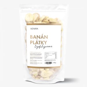 VENIRA lyofilizovaný banán, 100 g