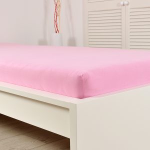 B.E.S. – Petrovice, s.r.o. Prostěradlo JERSEY dětské – Růžová Rozměr: 60 x 120