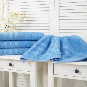 B.E.S. – Petrovice, s.r.o. Bavlněný froté ručník Standard – Blue Rozměr: 30 x 50