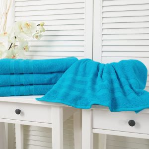 B.E.S. – Petrovice, s.r.o. Bavlněný froté ručník Standard – Tyrkys Rozměr: 50 x 100