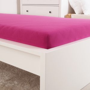 B.E.S. – Petrovice, s.r.o. Prostěradlo JERSEY dětské – Fuchsiová Rozměr: 60 x 120