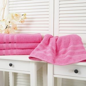 B.E.S. – Petrovice, s.r.o. Bavlněný froté ručník Standard – Pink Rozměr: 30 x 50