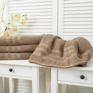 B.E.S. – Petrovice, s.r.o. Bavlněný froté ručník Standard – Brown Rozměr: 50 x 100