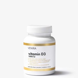 VENIRA vitamin D3 ve vegan formě, 80 kapslí