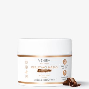 VENIRA opalovací máslo, bronze, SPF 25, čokoláda, 100 ml