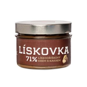 Čokoládovna Janek Lískovka 71% lískooříškový krém s kakaem 250 g