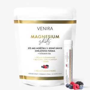 VENIRA magnesium shots, balení 30 ampulí, lesní plody