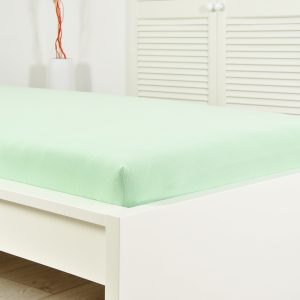 B.E.S. – Petrovice, s.r.o. Prostěradlo JERSEY dětské – Světlá zelená Rozměr: 60 x 120