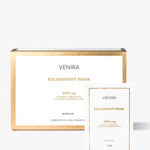VENIRA kolagenový drink pro vlasy, nehty a pleť, bez příchutě, vepřový kolagen, 30 sáčků