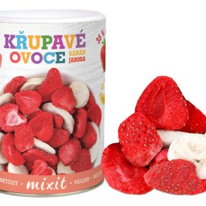 MIXIT Banán Jahoda – Křupavé ovoce 80g