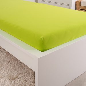 B.E.S. – Petrovice, s.r.o. Prostěradlo JERSEY dětské – Svítivá zelená Rozměr: 60 x 120