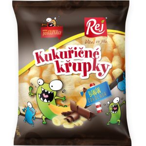 REJ Křupky banánové s čokoládou 90 g