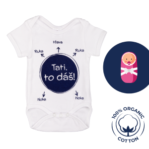 KENDAMIL Dětské body ze 100% BIO bavlny Tati, to dáš