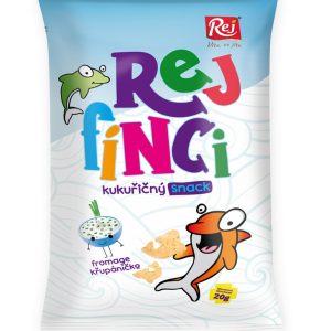 REJ Rejfínci kukuřičný snack – fromage 20 g