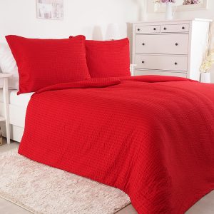 Vigotex trade s. r. o. Luxusní mikrokrepové povlečení –  Red