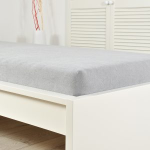 B.E.S. – Petrovice, s.r.o. Prostěradlo Jersey bavlna IDEAL – Šedá Rozměr: 160 x 200