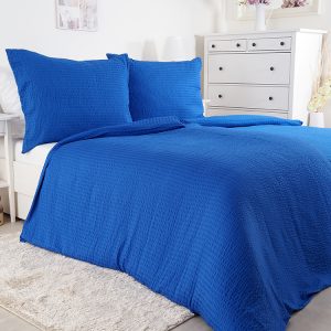 Vigotex trade s. r. o. Luxusní mikrokrepové povlečení –  Blue