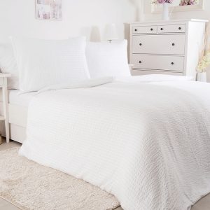 Vigotex trade s. r. o. Luxusní mikrokrepové povlečení –  White