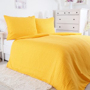 Vigotex trade s. r. o. Luxusní mikrokrepové povlečení –  Yellow