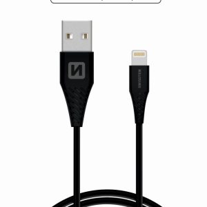 SWISSTEN datový kabel USB / Lightning,  MFi, délka 1,2 m Barva: Černá