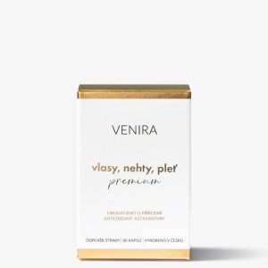 VENIRA PREMIUM kapsle pro vlasy, nehty a pleť, 40 denní kúra, 80 kapslí